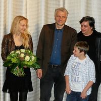 Premiere des Fernsehfilms Das geteilte Glück beim Filmfest München 2010. Schmidt-Schaller mit Udo Wachtveitl, Andreas Warmbrunn und Rüdiger Klink.