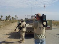 Polnisches Kamerateam im Irak