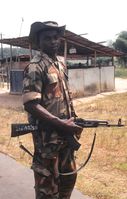 Afrikanischer Soldat (Symbolbild)