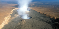 Der Afar-Plume macht sich via Vulkan Erta Ale in Äthiopien bemerkbar. Bild: filippo_jean / flickr.com