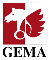 Gesellschaft für musikalische Aufführungs- und mechanische Vervielfältigungsrechte (GEMA)  Logo