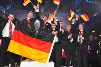 Das sind die deutschen Medaillengewinner der gestern beendeten WorldSkills 2009 Berufsweltmeisterschaften in Calgary/Kanada. Bild: obs/SkillsGermany e.V.