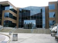 Gebäude Nr. 17 auf dem Microsoft Campus in Redmond, Washington (USA)
