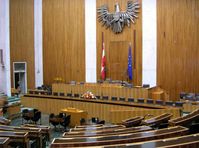 Österreichisches Parlament: Sitzungssaal des Nationalrates