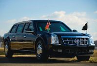 Sonderschutzfahrzeug des Präsidenten der USA, auch Cadillac One genannt.