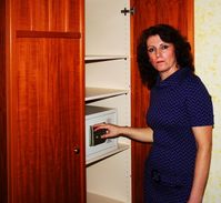 Möbeltresor in einem Hotelzimmer (Symbolbild)