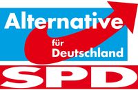 AfD, SPD Koalition (Symbolbild)