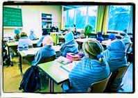 Kinder frieren wieder in 2020 in Schulen - genau wie nach 1945 (Symbolbild)