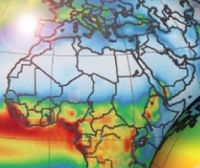 Klimakarte: Viren im Meer setzen Aerosol frei. Bild: isac.cnr.it