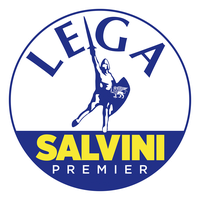 Lega Nord (Liga Nord; vollständiger Name Lega Nord per l’indipendenza della Padania, übersetzt: Liga Nord für die Unabhängigkeit Padaniens), Logo
