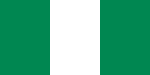 Flagge der Bundesrepublik Nigeria