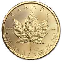 Goldmünze aus dem Königreich Kanada (Symbolbild)