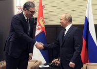 Treffen zwischen dem russischen Präsidenten Wladimir Putin und dem serbischen Präsidenten Aleksandar Vučić, Archivbild Bild: RIA Nowosti / Sputnik