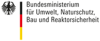 Logo des Bundesministeriums für Umwelt, Naturschutz, Bau und Reaktorsicherheit