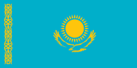 Flagge der Republik Kasachstan