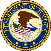 Justizministerium der Vereinigten Staaten / US-Justizministerium (DOJ) Logo