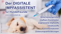 Neu: "Digitaler Impfassistent für Hundefreunde" zum Download