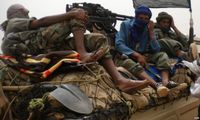 Rebels from the militant Islamist sect Ansar Dine in Mali