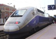 Ein moderner TGV Duplex in Toulon