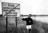 Innerdeutsche Grenze am Priwall 1959 (Symbolbild)