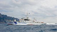 Die japanische Küstenwache patrouilliert vor den Senkaku-Inseln im Ostchinesischen Meer am 21. September 2012. Bild: Legion-media.ru / Manngold