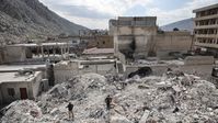 Die Rebellenhochburg Idlib wurde vom Erdbeben in der türkisch-syrischen Grenzregion hart getroffen. Bild: Anas Alkharboutli