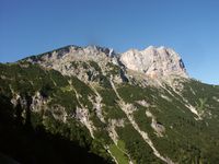 Untersberg: Blick von Süden (Stöhrweg) zumBerchtesgadener Hochthron