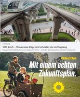 Vergleich: Oben in Deutschland erfunden, nur in China genutzt, Unten: Politisch angedachte Zukunft in Deutschland (Symbolbild)