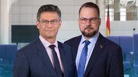 Lars Haise und Wolfgang Wiehle (2025) Bild: AfD Deutschland