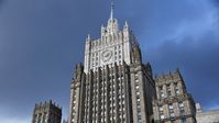 Das Gebäude des russischen Ministeriums für auswärtige Angelegenheiten in Moskau