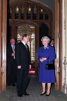 Vladimir Putin und Queen Elizabeth II (2000), Archivbild