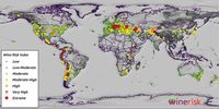 Der globale Risikoindex für Weinregionen
Quelle: Abbildung: James Daniell/KIT (idw)