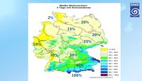 Grafik: Deutschen Wetterdienstes (DWD)