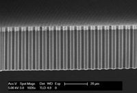 Nanodrähte: Forscher machen aus Licht nutzbaren Wasserstoff. Bild: utwente.nl