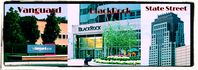 Die drei mächtigsten und einflußreichesten multinationalen Konzern dieses Planeten: Vanguard, BlackRock und State Street (Symbolbild)