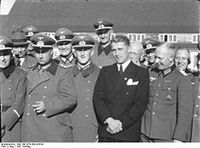 Wernher von Braun in Peenemünde, Frühjahr 1941 Bild: de.wikipedia.org