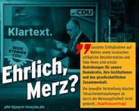 Bild: Screenshot Internetseite: "https://afd-bjoern-hoecke.de" / Eigenes Werk
