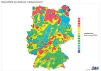 Neue erdmagnetische Karte für Deutschland