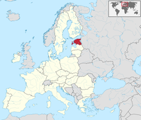Estland auf der Karte