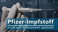 Bild: SS Video: "Pfizer-„Impfstoff“ nicht auf Wirksamkeit getestet" (www.kla.tv/24110) / Eigenes Werk