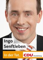 Ingo Senftleben auf einem Wahlplakat zur Landtagswahl 2009