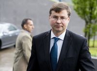 Valdis Dombrovskis Bild: EU Council Eurozone, on Flickr CC BY-SA 2.0