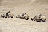 Afghanistan: Deutsche Soldaten mit Fahrzeugen vom Typ ATF Dingo