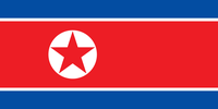 Flagge von Nordkorea