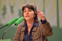 Barbara Steffens bei der Landesdelegiertenkonferenz der Grünen NRW in Essen, März 2012