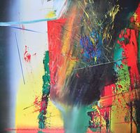 Kunstdruck eines Gemäldes von Gerhard Richter