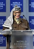 Jassir Arafat(Weltwirtschaftsforum in Davos/28. Januar 2001)