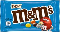 M&M'S® Crispy, 36g Einzelpackung - Beutel EAN/ GTIN: 5000159304245Mindesthaltbarkeitsdatum: 23.01.2022; 30.01.2022 / Bild: Mars Wrigley Fotograf: Mars GmbH