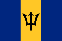 Barbados Flagge