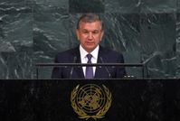 Rede des Präsidenten Shavkat Mirziyoyev bei Vereinten Nationen in New York /  Bild: "obs/GPRC German PR and consulting gr. GmbH/Pressedienst"